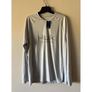 HUK Performance Fishing Long Sleeve Shirt Medium NWT